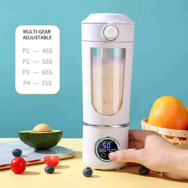 FRUTAFLASH GO-Batidos y smoothies de 700 ml con cuchillas de acero duraderas. Licuadora 2 en 1 portátil.
